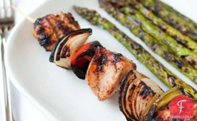 Frango Grego Kabobs