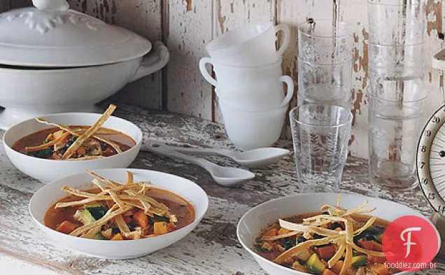 Sopa De Tortilha De Frango Chipotle