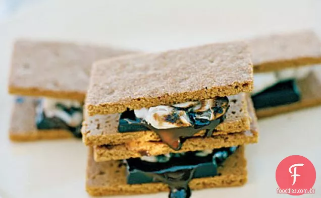 Banana grelhada S'mores