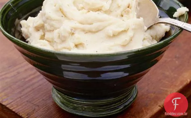 Purê De Batatas Assadas Com Alho