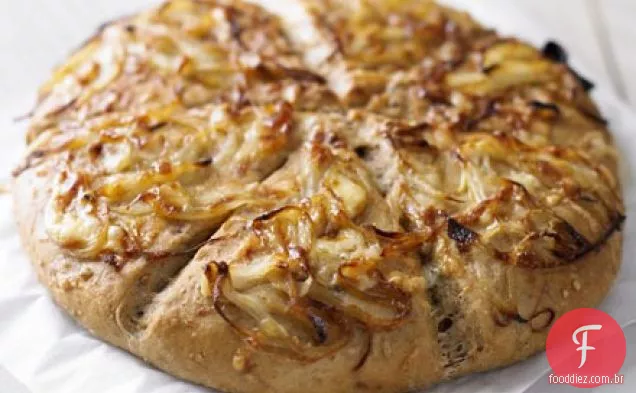 Queijo e cebola caramelizada coburg