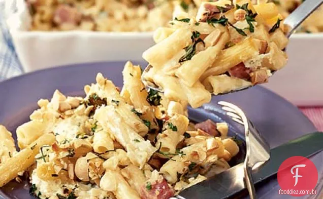 Cheeseboard pasta bake