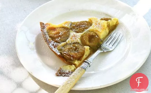 Greengage & baunilha torta