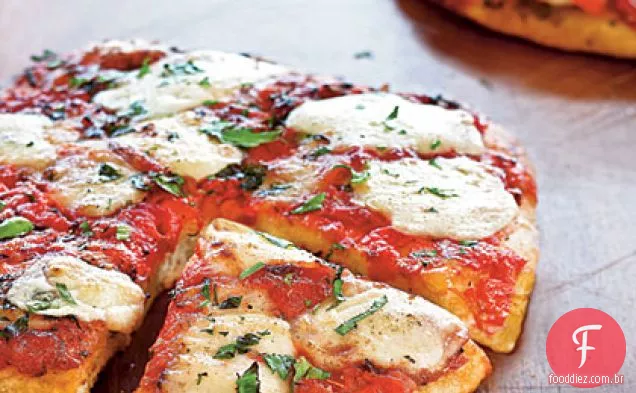 Pizza De Queijo Herbed