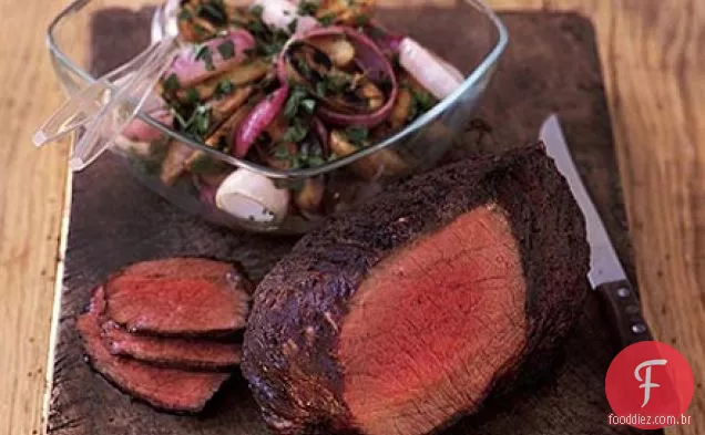 Carne vitrificada com soja