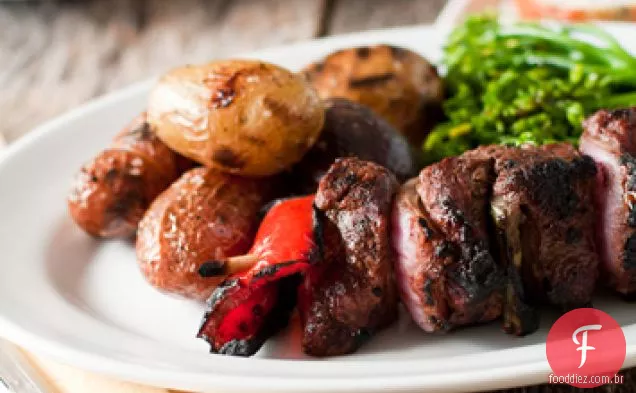 Figo E Carne Balsâmica Kabobs
