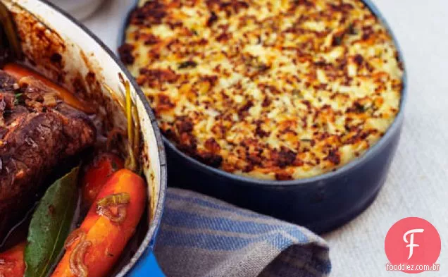 Cheesy mustard mash