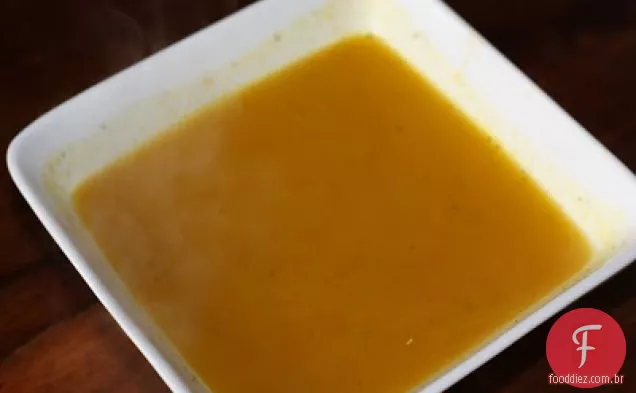 Sopa De Pimenta Laranja Assada