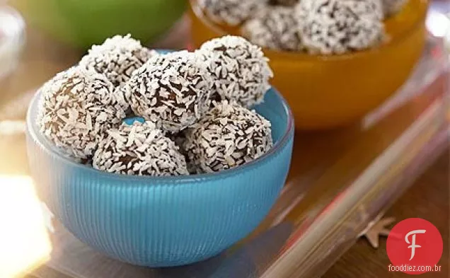 Trufas de bolas de neve