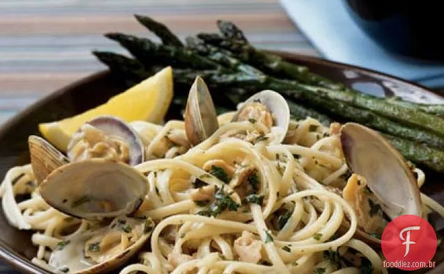 Linguine com molho de molusco