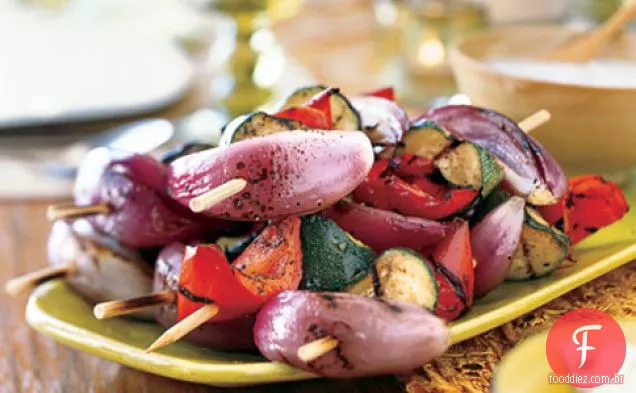 Legumes Grelhados Com Hortelã Raita