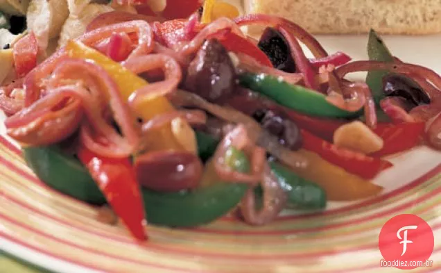 Salada Pipérade Com Azeitonas