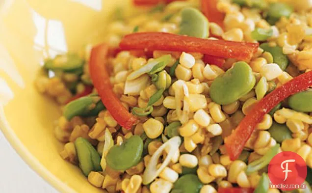 Succotash De Milho Carbonizado