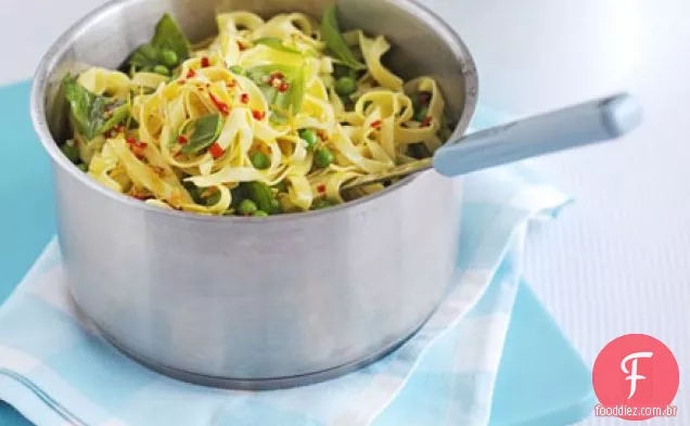 Macarrão de ervilha de Verão