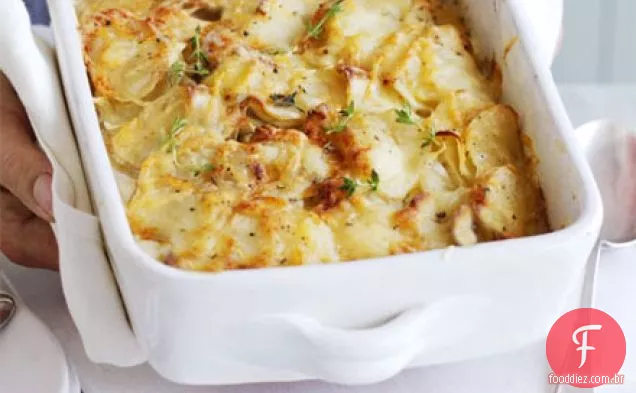 A reforma final: batata Dauphinoise