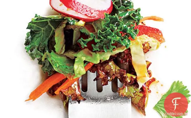 Salada Picante De Couve De Soja