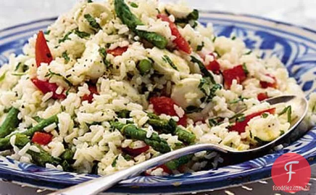 Minty verão salada de arroz