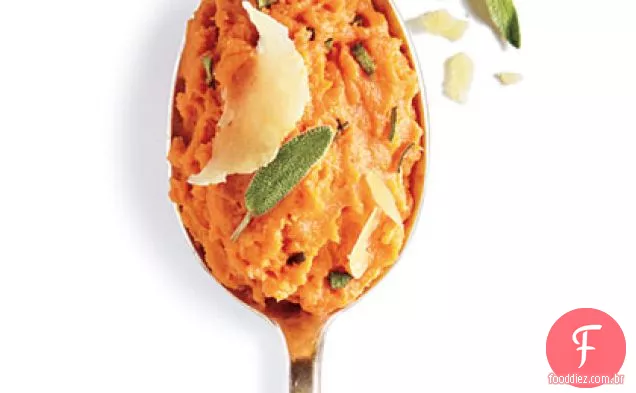 Parmesão-Sálvia Purê De Batata Doce