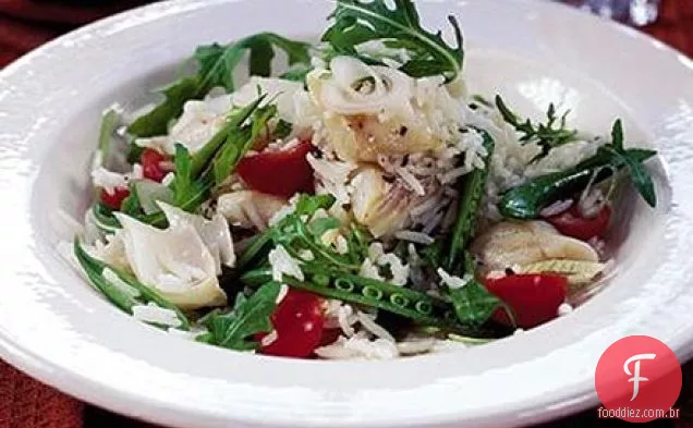 Haddock fumado quente, Salada de arroz rocket & basmati