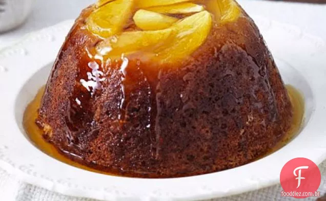 Pudim de maçã de melaço