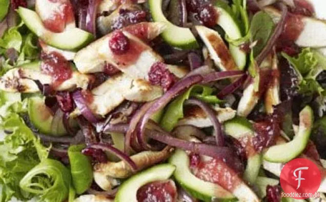 Salada de frango com Cranberry