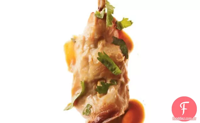 Frango Satay Com Molho De Amendoim Picante