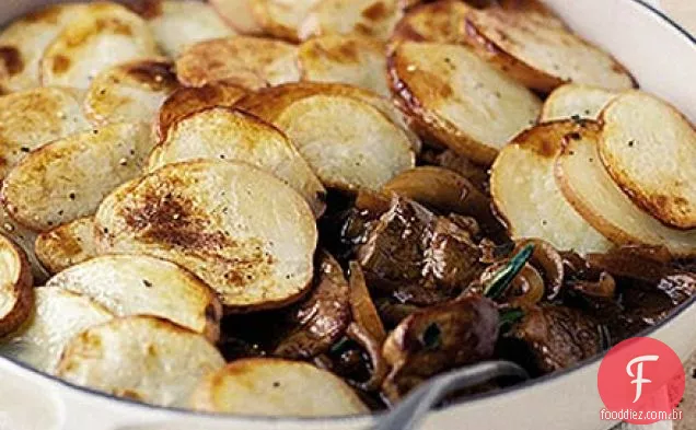 Cordeiro rápido e Pote de batata