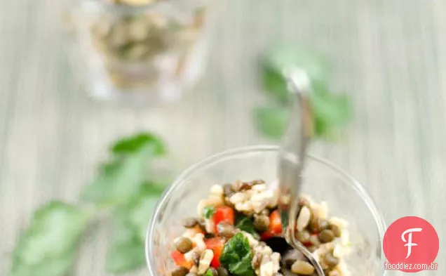 Salada De Lentilha E Arroz Integral