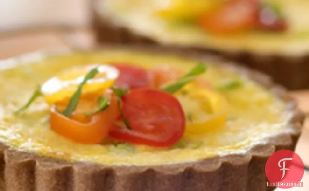 Receita De Quiche De Milho Em Uma Crosta De Tef