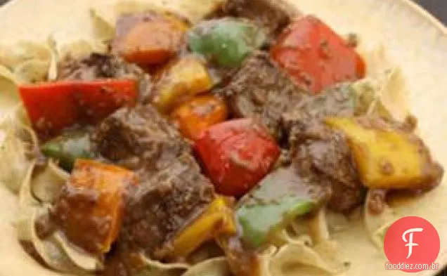 Dicas de Lombo com crosta de erva-doce com pimentão