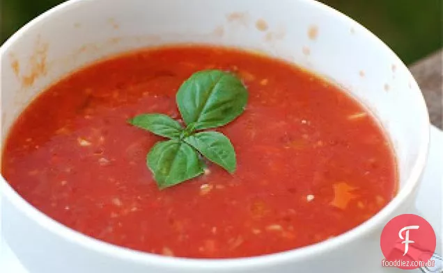 O gaspacho quase famoso da mãe