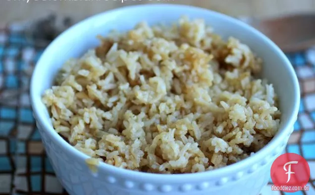 Arroz com cebola caramelizada (Arroz con Cebolla al Caramelo)