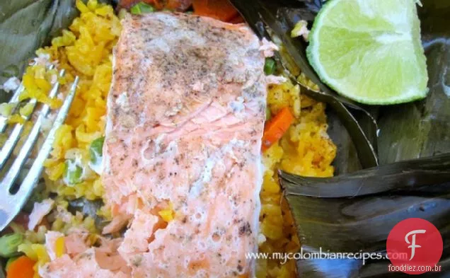 Fiambre de Salmón (pacotes de salmão e arroz)