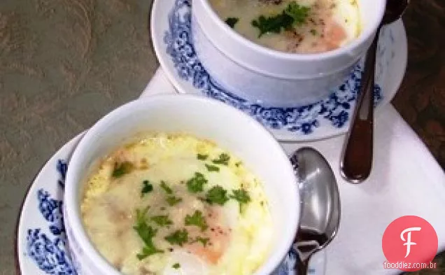 OVOS COZIDOS COM PORTOBELLO (HUEVOS CON PORTOBELLO)