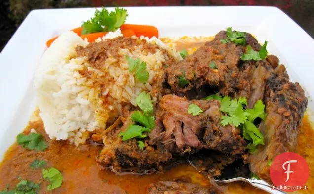 Panela elétrica assada com molho de Tamarindo (Carne con Salsa de Tamarindo)