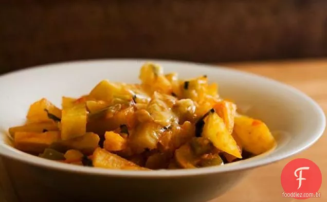Chayote Com Tomate E Chile Verde