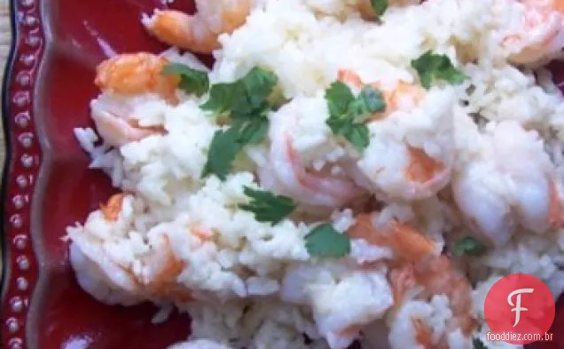 Arroz com coco e Camarão (Arroz Con Coco y Camarones)