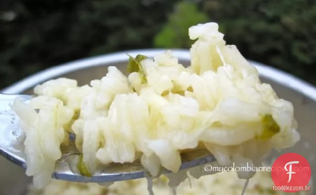 Arroz con Queso y Pimentón (pimenta verde e arroz com queijo)