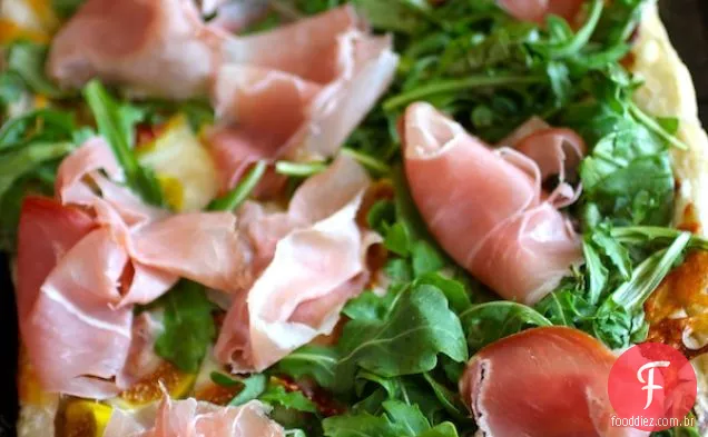 Rúcula, Figo e Prosciutto torta