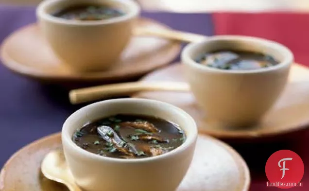 Sopa De Cogumelos Sherried