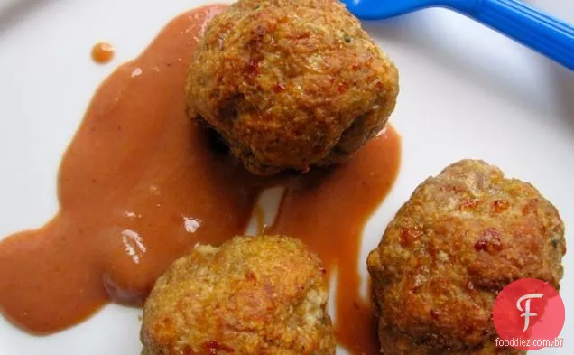 Almôndegas de peru com molho de goiaba (Albóndigas de Pavo con Salsa de Guayaba)