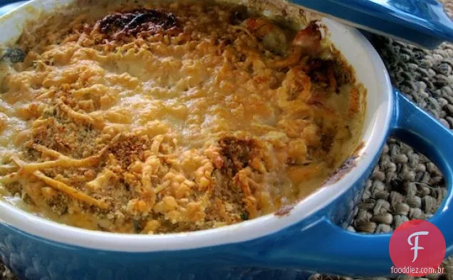 Cazuela de Camarones con Champiñones (caçarola de camarão e cogumelo)