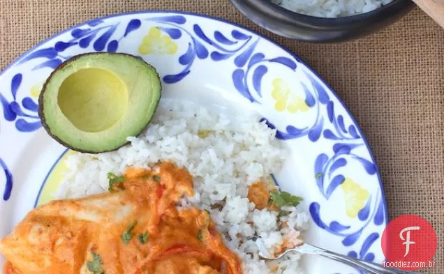 Frango com leite de coco (Pollo con Leche de Coco)
