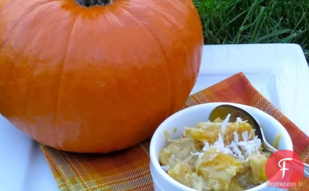 Abóbora com coco e Curry