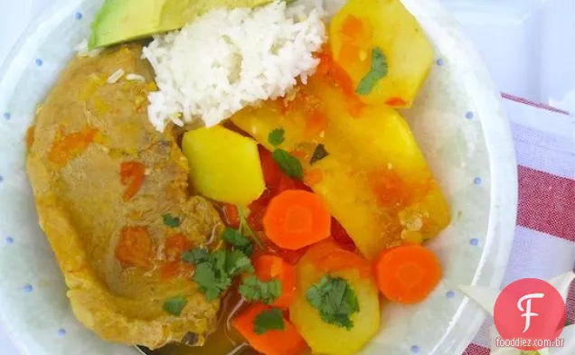 Sudado de Cerdo (guisado de porco Colombiano)