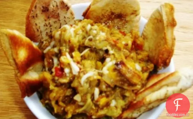 MOLHO DE BERINJELA E BANANA COM COMINHO PITA CHIPS (BORONIA)