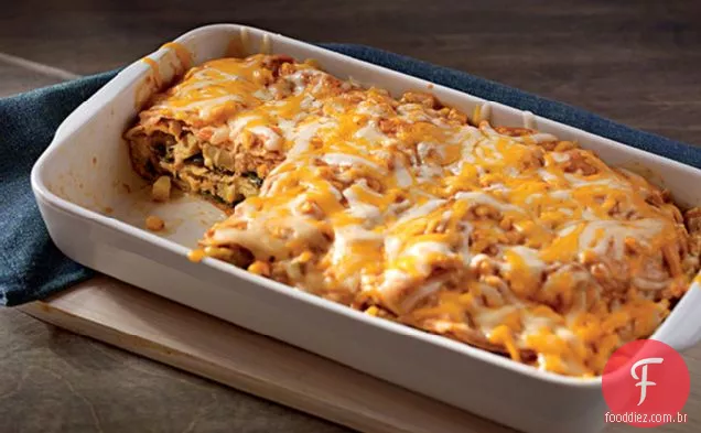 Chayote Cremoso E Enchiladas De Milho