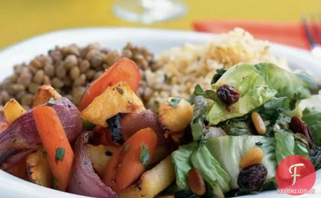 Vegetais De Raiz Torrados