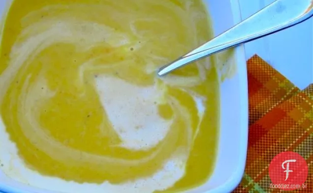 Crema de Ahuyama o Calabaza (sopa de abóbora)