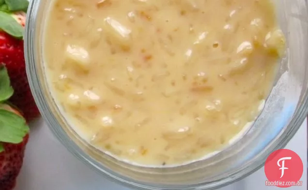 Arroz con Tres Leches (três Leites Pudim de arroz)